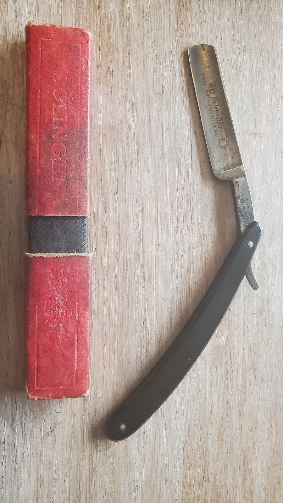 Vintage Maxard open scheermes – Full Hollow Ground, Antiek en Kunst, Ophalen