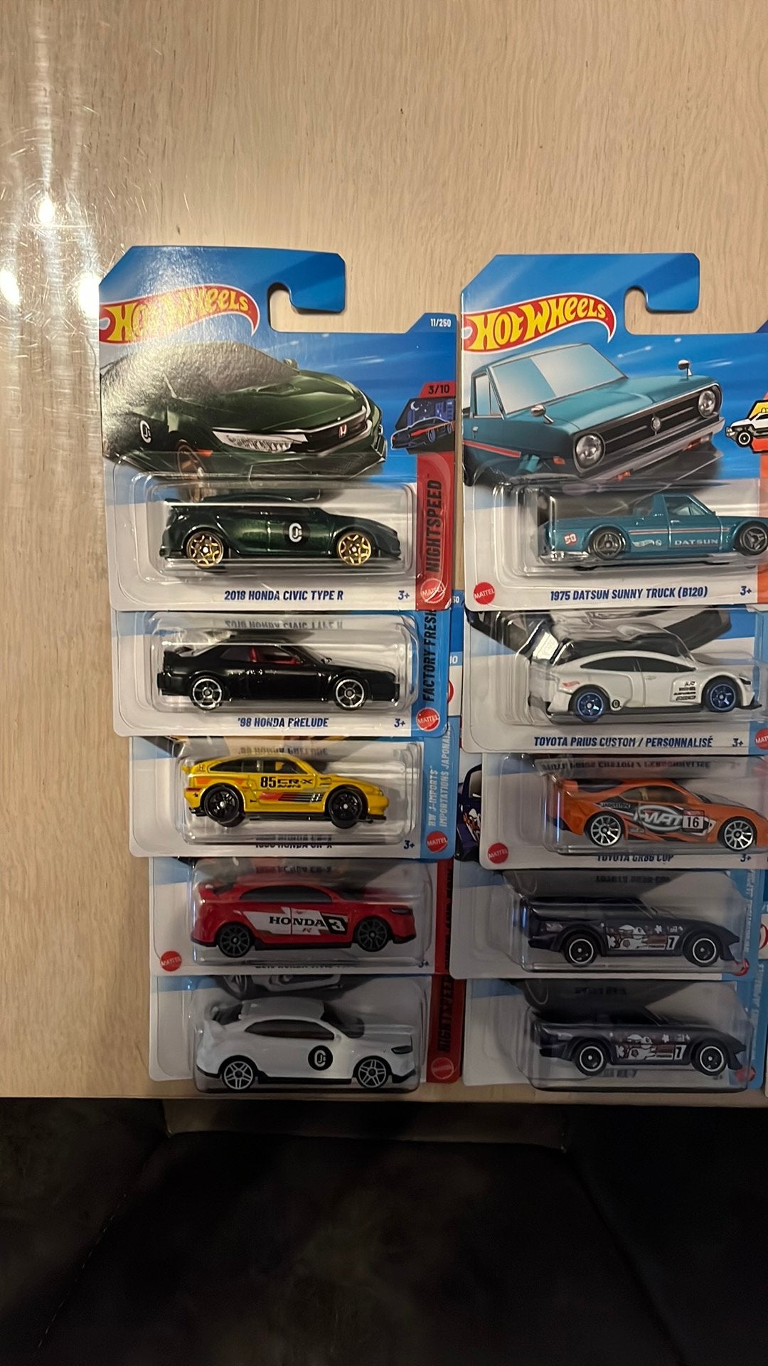 Hotwheels honda, mazda, nissan, datsun, Hobby en Vrije tijd, Ophalen of Verzenden, Nieuw, Auto