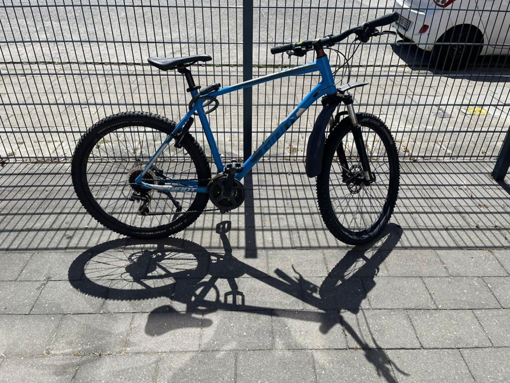 Giant mountainbike, Ophalen