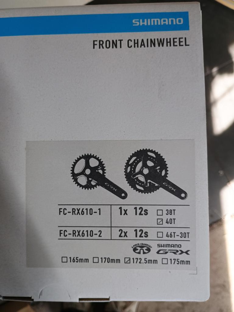 GRX 610 CRANK, Ophalen
