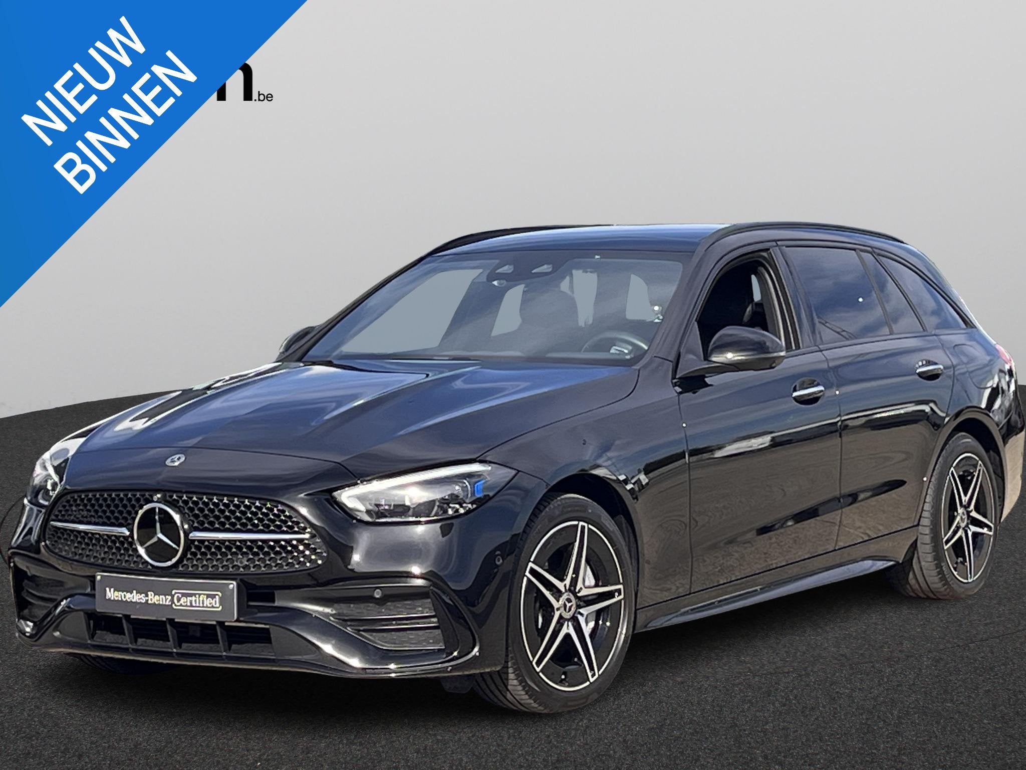 Mercedes-Benz C-Klasse Break 300 e AMG/Pano/Burm/mempack/mas, Auto's, Automaat, 4 cilinders, Zwart, Bedrijf
