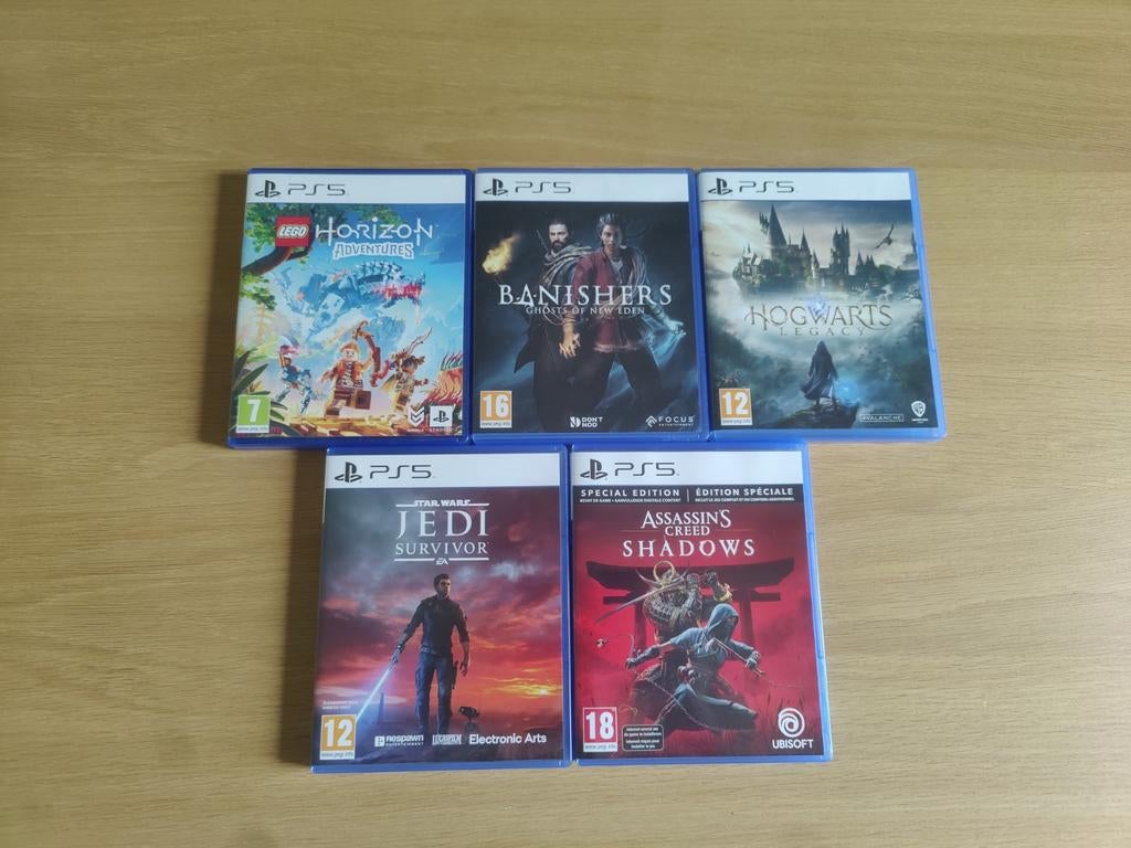 PS5 games, Ophalen
