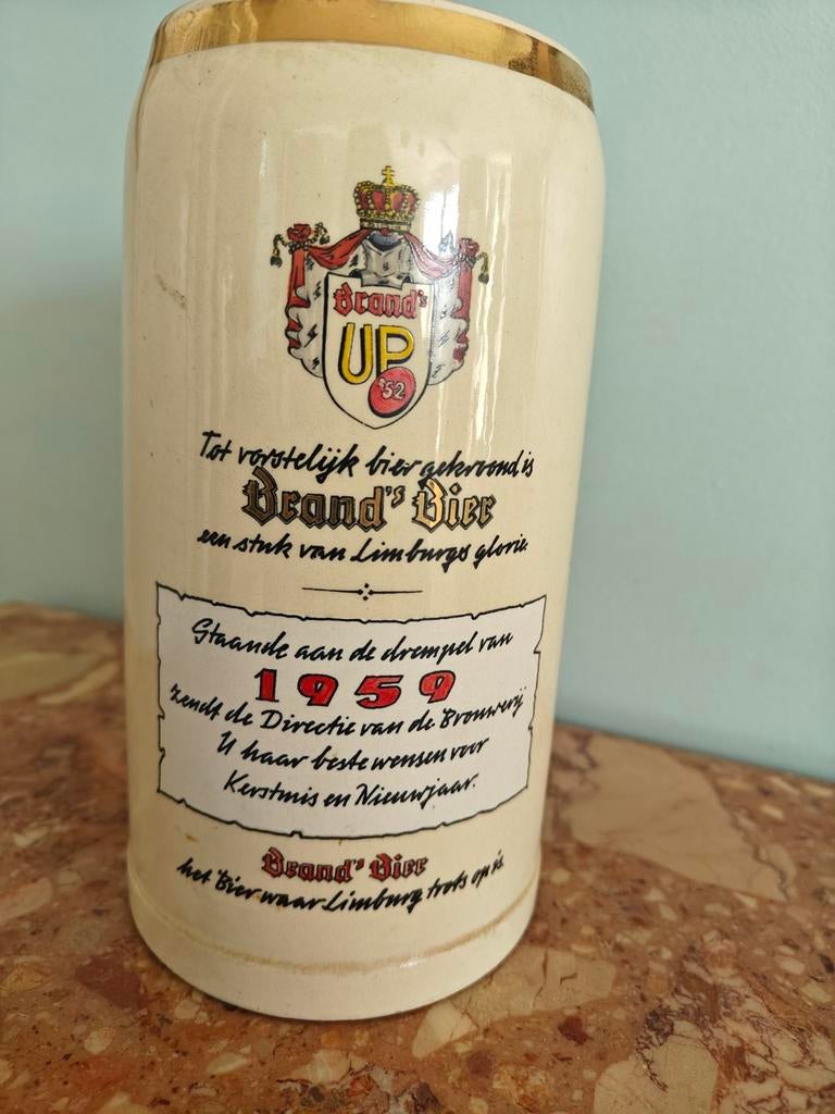 Bierpul Brand 1959, Verzamelen, Biermerken, Ophalen of Verzenden, Brand