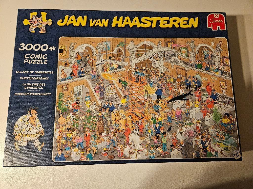 Puzzel Jumbo 3000 Jan Van Haasteren Rariteitenkabinet, Ophalen of Verzenden, Meer dan 1500 stukjes, Gebruikt, Legpuzzel