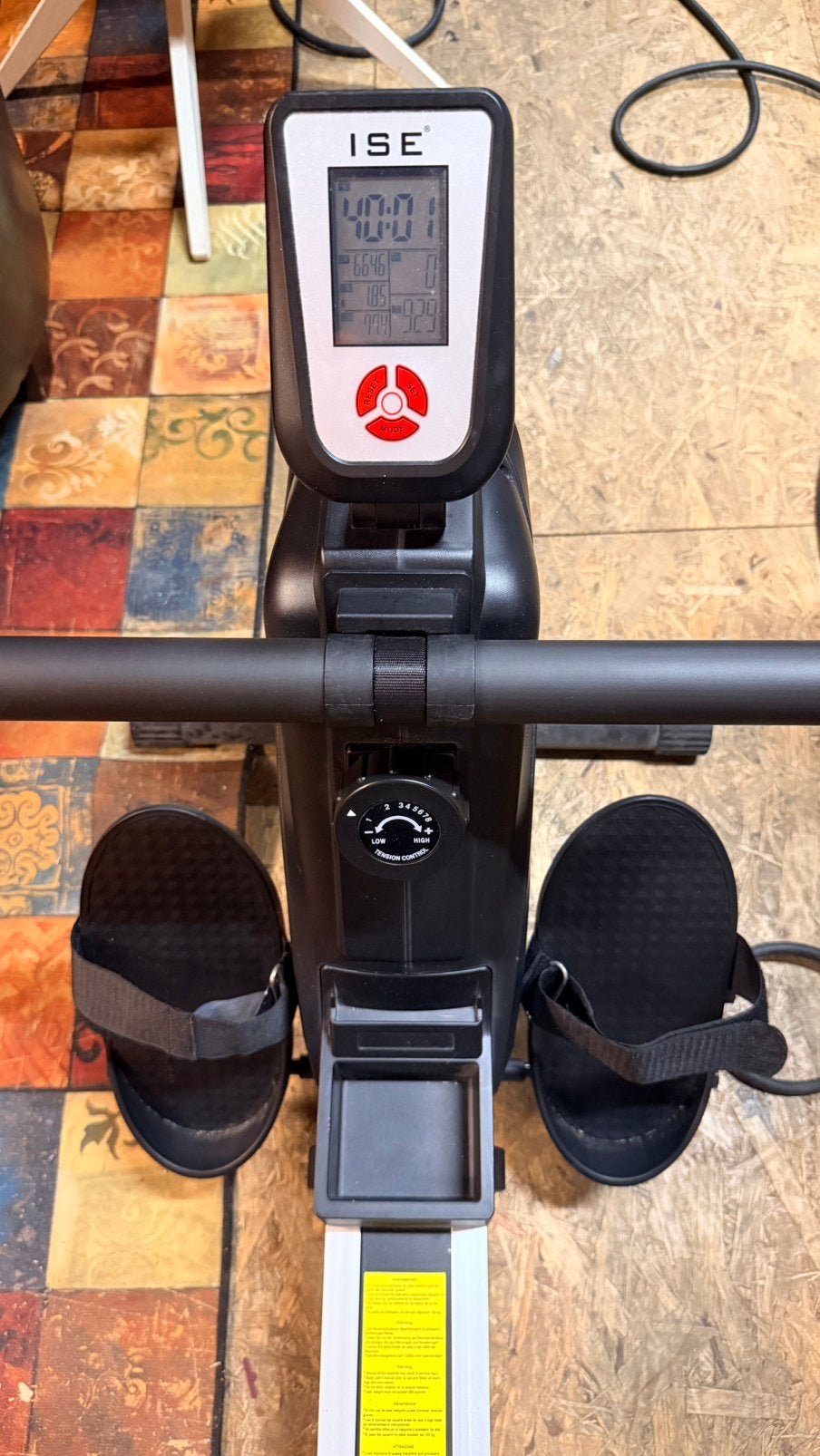Rameur isefit sy 1750, Sports & Fitness, Enlèvement, Comme neuf, Aluminium, Rameur
