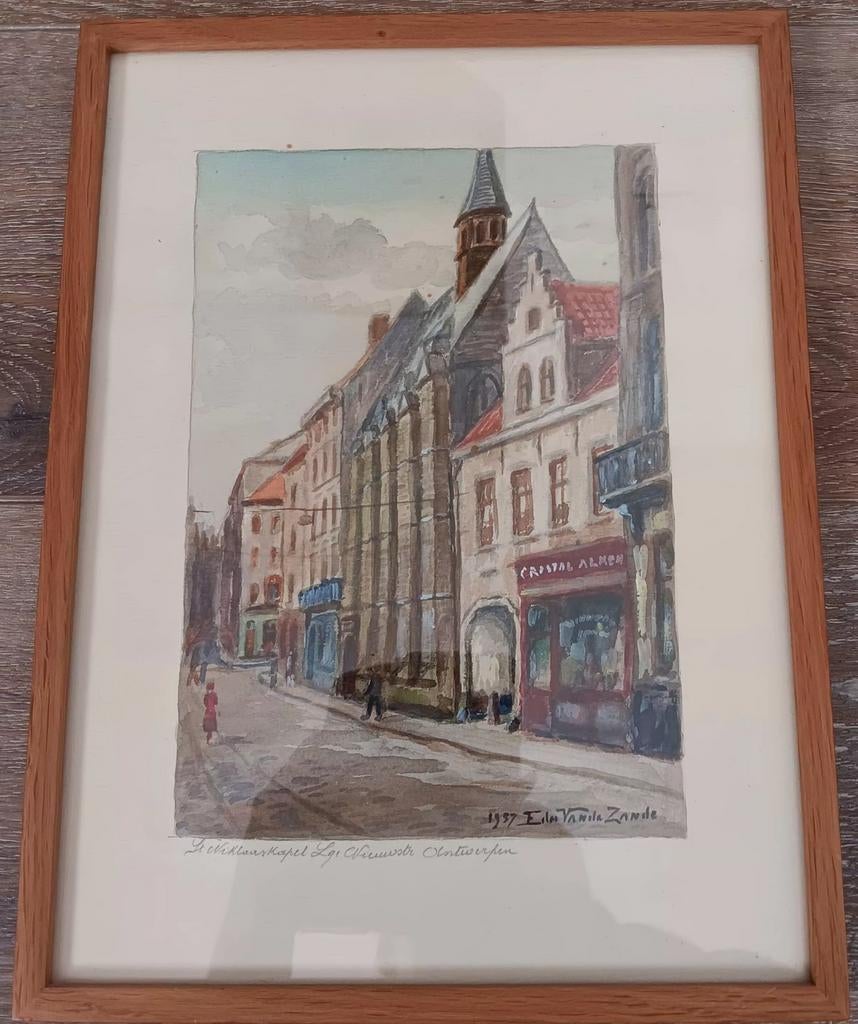 Aquarel, Antiek en Kunst, Ophalen of Verzenden