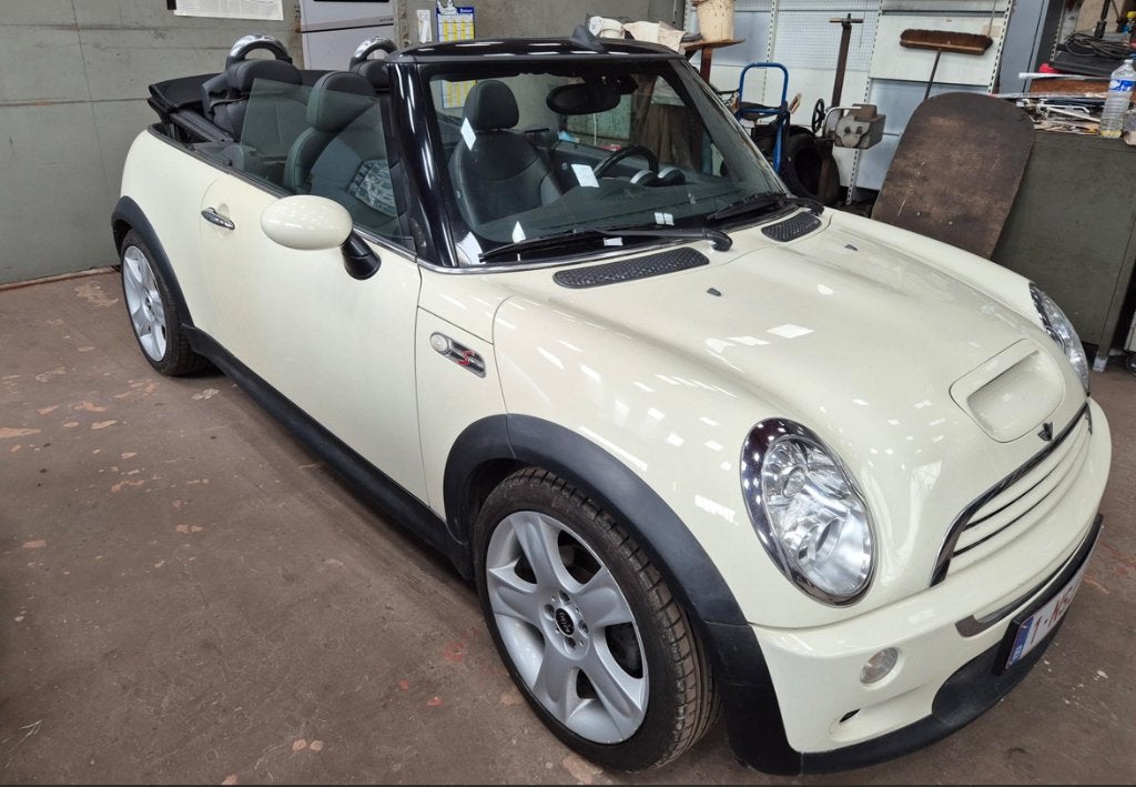 Mini Cooper S Cabriolet 2007 125 KW, Auto's, Mini, Voorwielaandrijving, 4 zetels, Zwart, Cabriolet