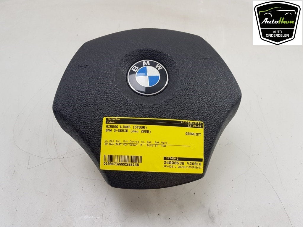 AIRBAG STUUR BMW 3 serie (E90) (12-2004/12-2011), Gebruikt, BMW