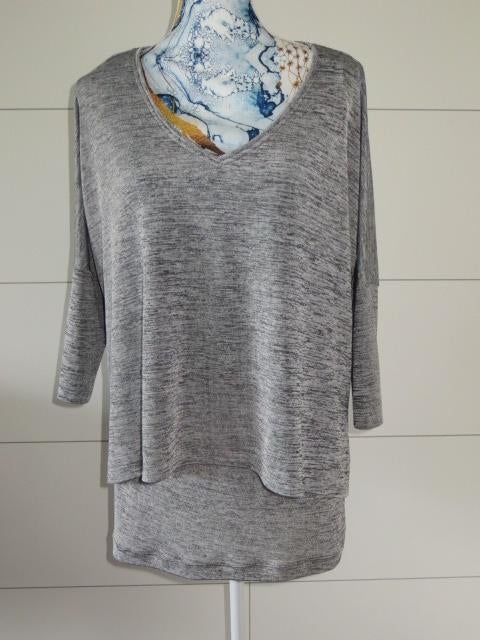 Grijze dames blouse - maat 40 - Joseph Ribkoff, Joseph Ribkoff, Enlèvement ou Envoi, Taille 38/40 (M), Gris