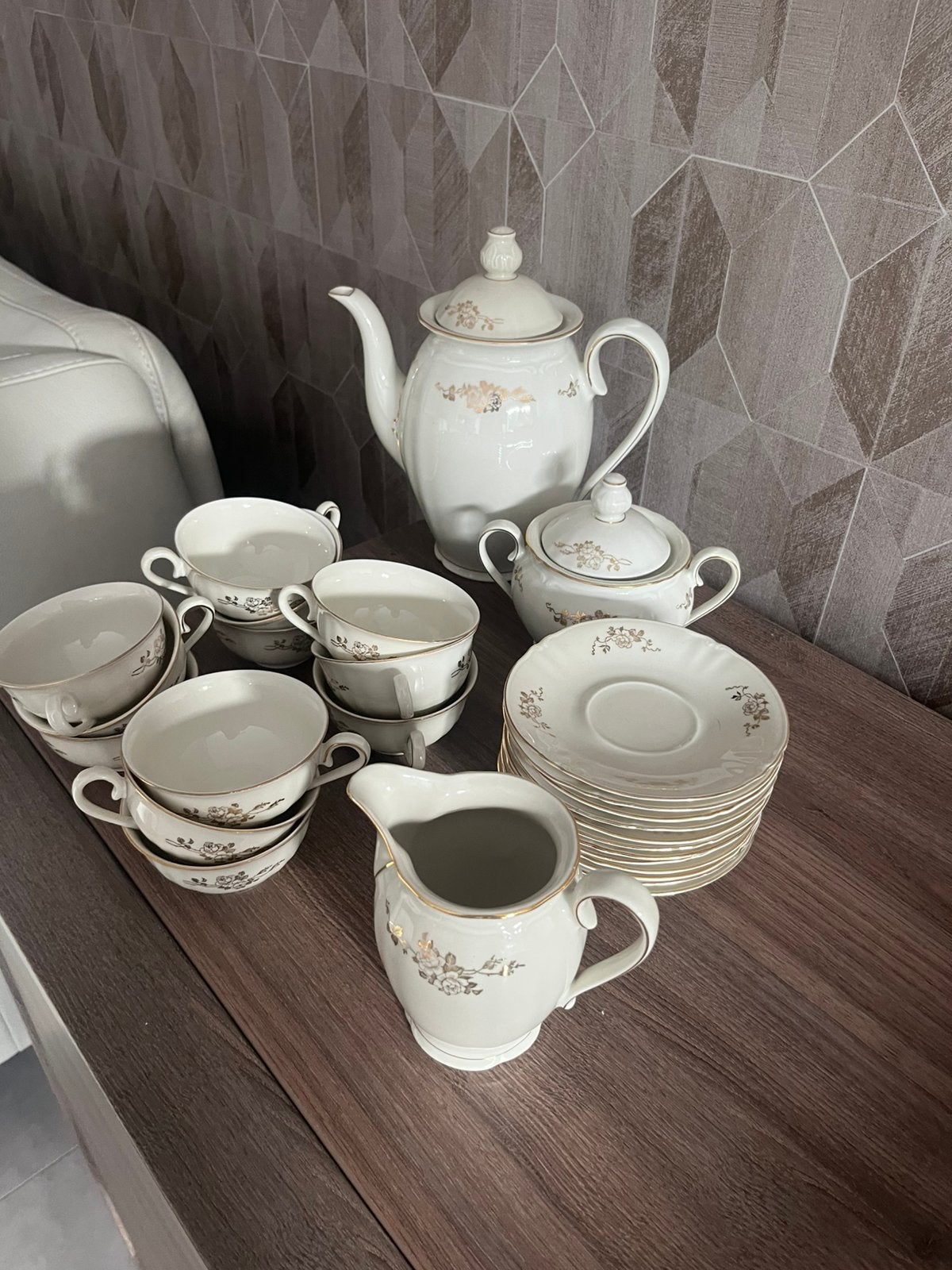 Koffieservies, Enlèvement