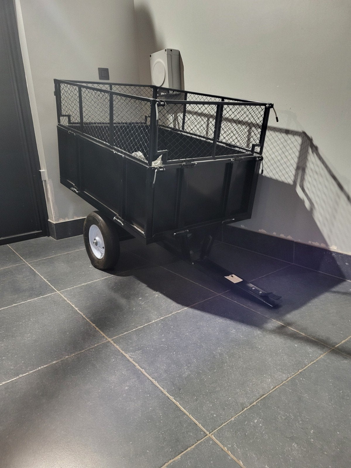 aanhangwagen voor zitmaaier, Tuin en Terras, Ophalen