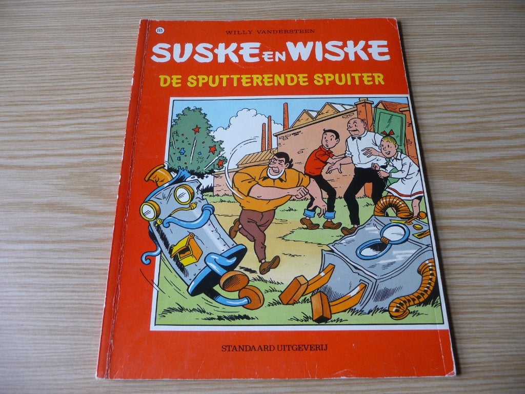 Suske & Wiske 165. De sputterende spuiter EERSTE DRUK €5, Willy Vandersteen, Eén stripboek, Ophalen of Verzenden, Zo goed als nieuw