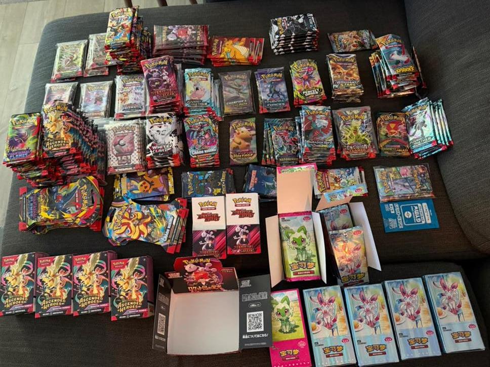 Lege pokemon TCG booster packs & displays, Enlèvement ou Envoi, Utilisé, Booster