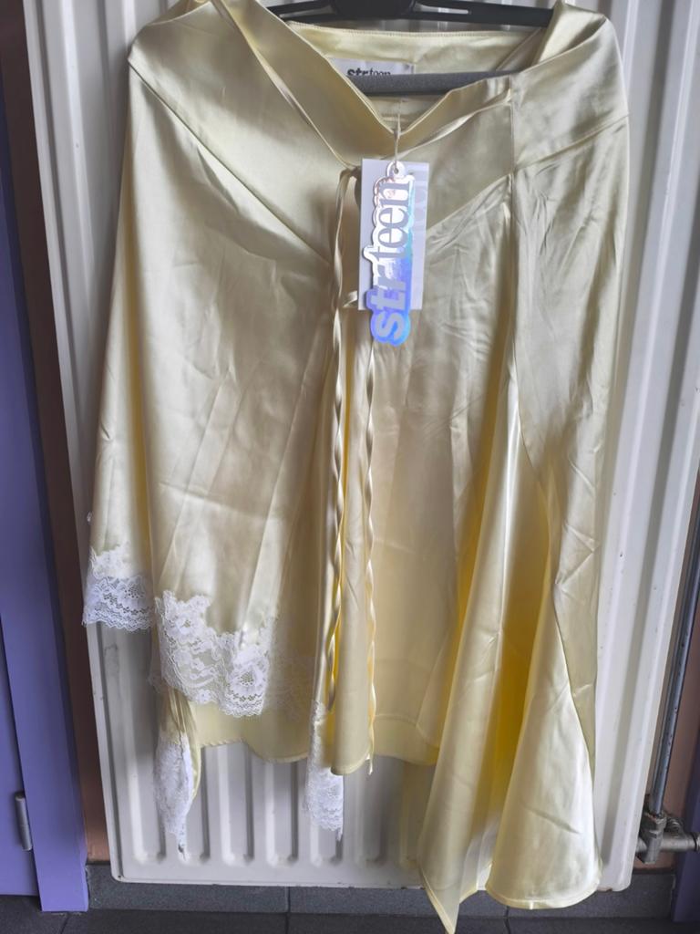Rok maat m nieuw met kant, Ophalen of Verzenden, Maat 38/40 (M), Geel