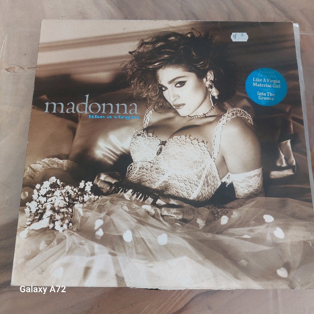 madonna like a virgin, Ophalen of Verzenden, 1980 - 1989, Gebruikt, Overige formaten