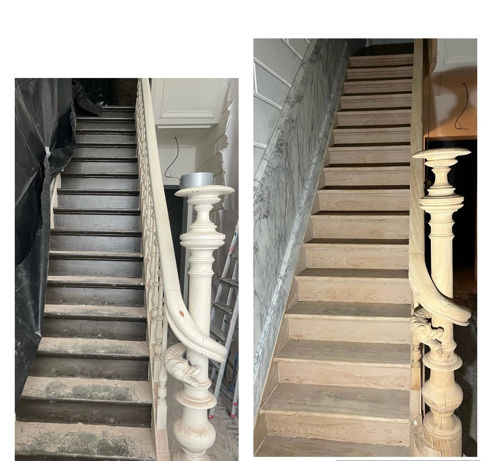 Sablage au jet - Effaceurs à air, Enlèvement, Escalier