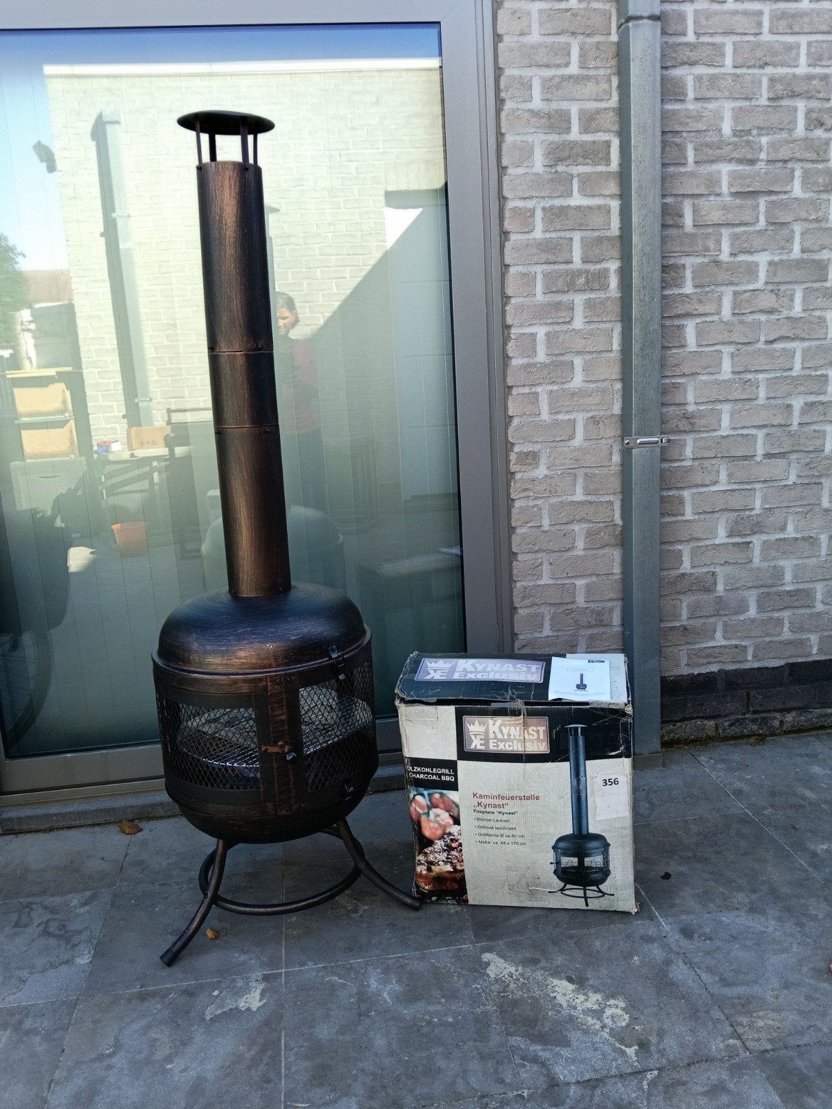 Nieuwe BBQ, vuurkorf, tuinkachel met schoorsteen., Tuin en Terras, Ophalen of Verzenden