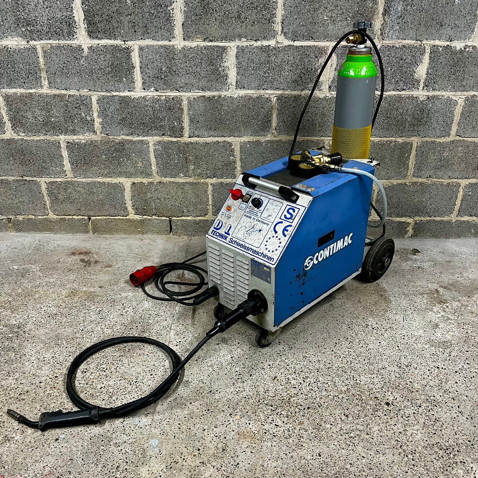 Machine à souder Contimac MIG-MAG, Bricolage & Construction, Outillage | Soudeuses, Enlèvement, Comme neuf, 150 à 250 ampères