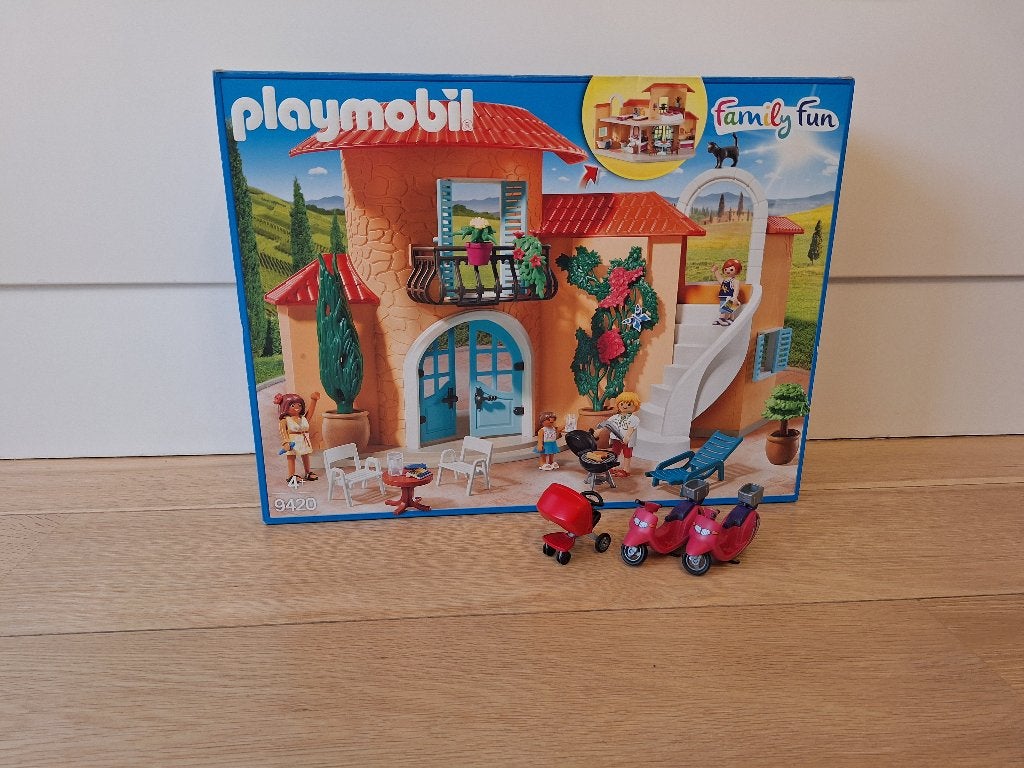 6 Playmobil Leisure Vakantie Villa 9420, Enlèvement, Comme neuf