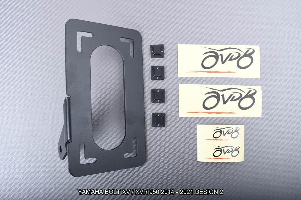 Support de plaque latéral YAMAHA BOLT XV / XVR 950 2014 2021, Motos, Enlèvement ou Envoi, Neuf