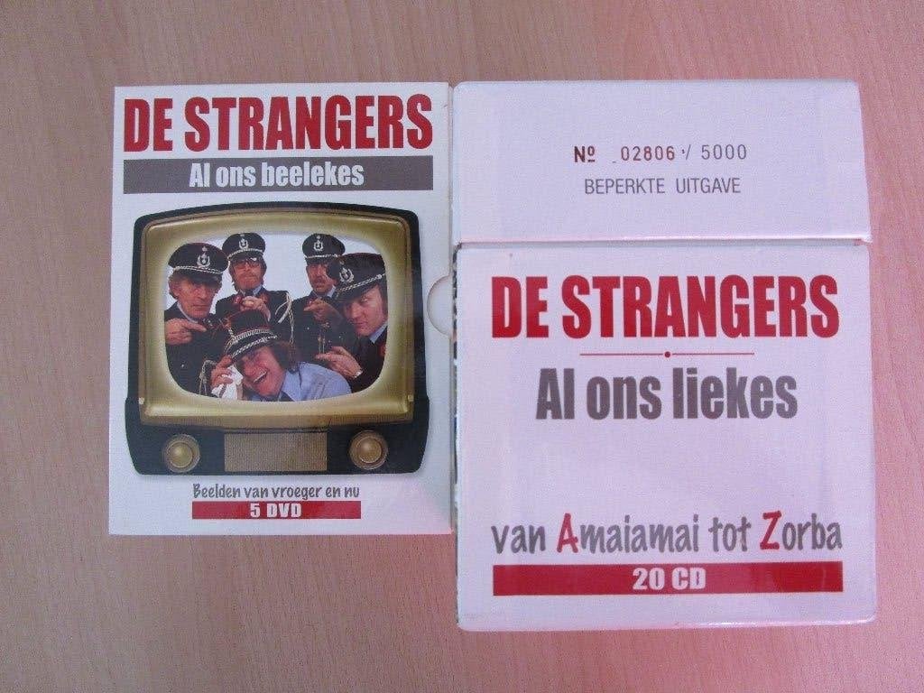 DE STRANGERS : AL ONS BEELEKES+AL ONS LIEKES-5 DVD+20CD BOX, Cd's en Dvd's, Cd's | Nederlandstalig, Ophalen of Verzenden, Zo goed als nieuw