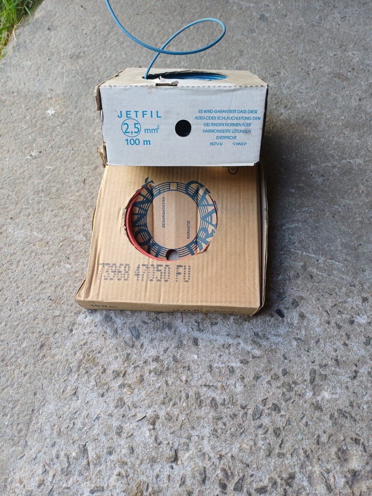 Vob dread 2,5mm aan halve prijs, Doe-het-zelf en Bouw, Elektriciteit en Kabels, Ophalen of Verzenden