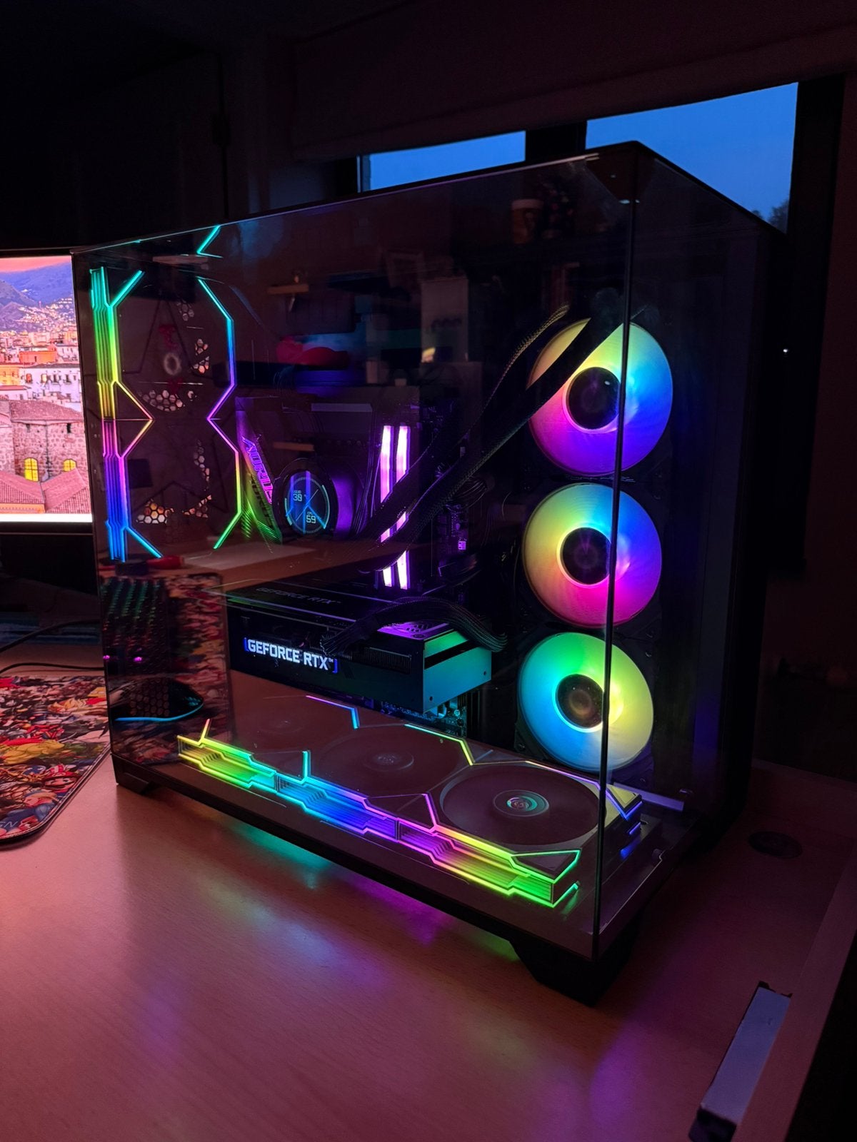Zware gaming pc intel i9 14900k-rtx 4080-32 gb ddr5 6000, Computers en Software, Desktop Pc's, Zo goed als nieuw, SSD, Gaming