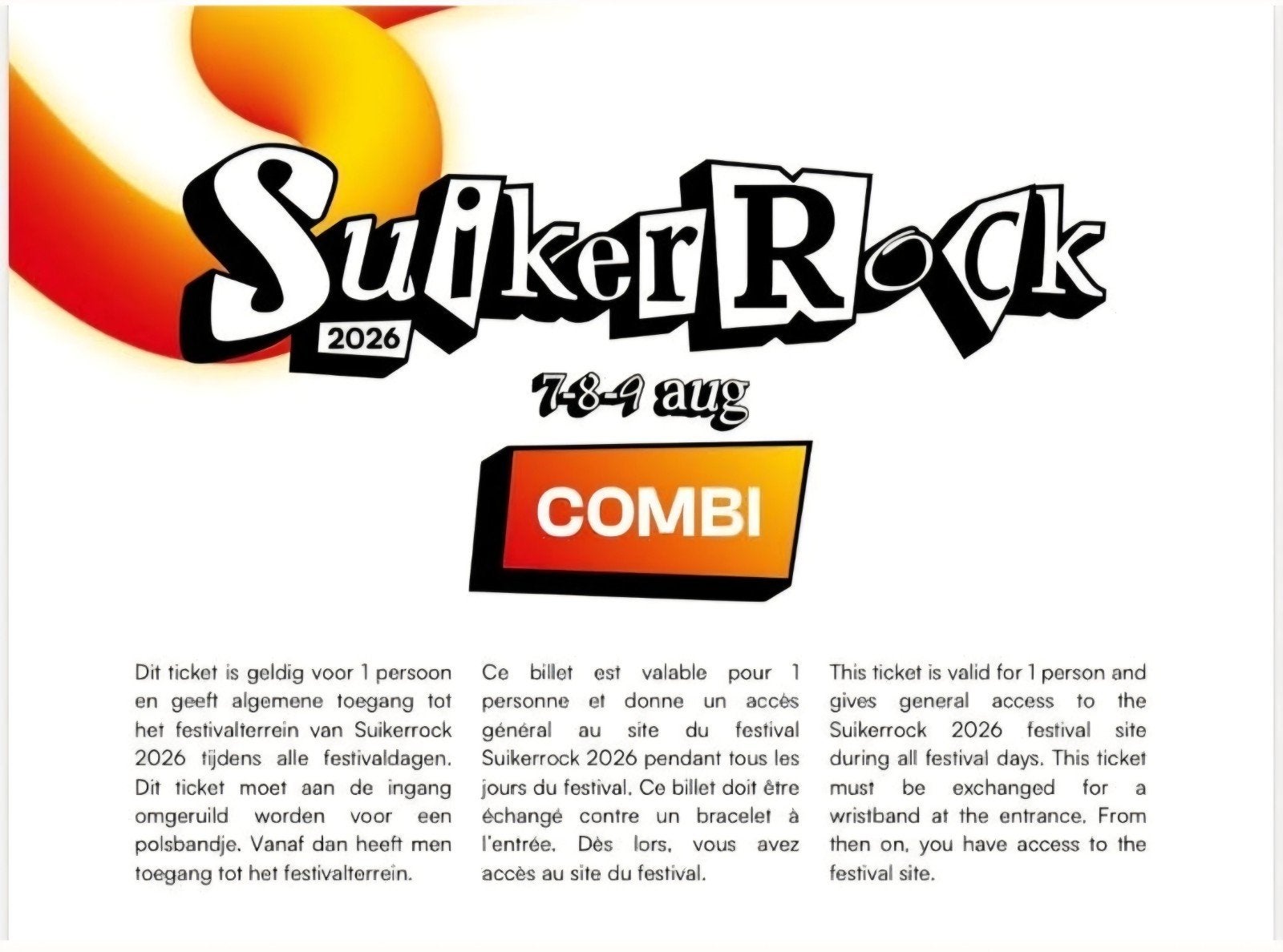 roche à sucre 2026, Tickets & Billets