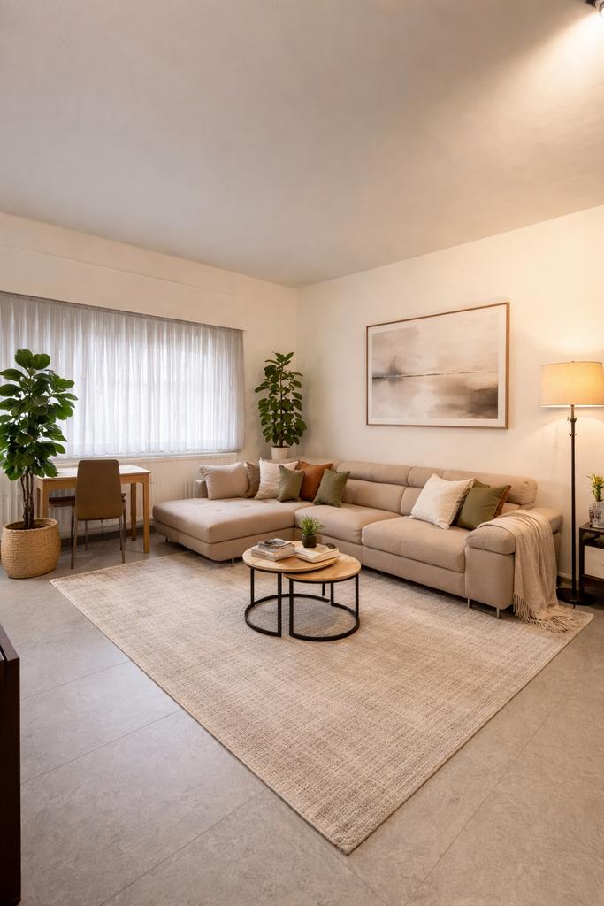 Chambre avec 0, 1 ch, 43m2, grotte 22m2 - Evere, Bruxelles, 214 kWh/m²/an, 2 pièces, Bruxelles, Studio