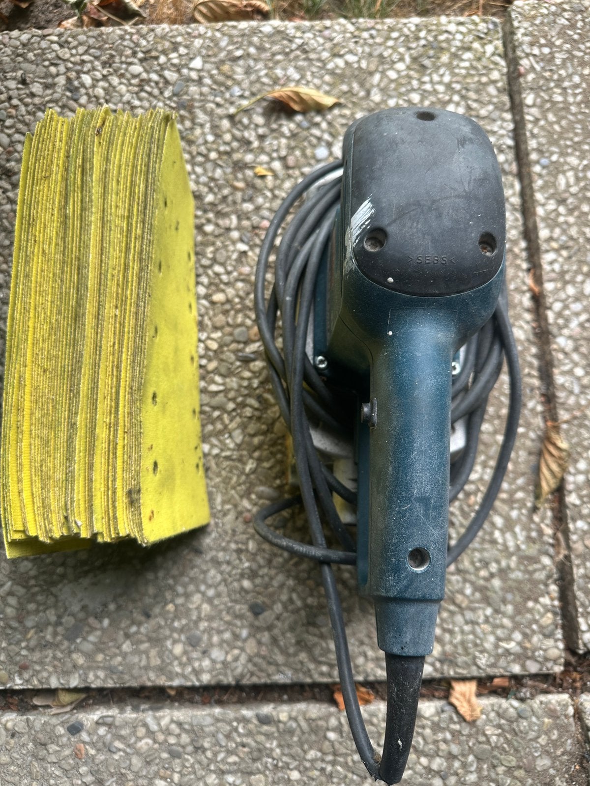 Zwaar schuurmaschien, Doe-het-zelf en Bouw, Ophalen, Gebruikt, 600 tot 1200 watt, Vlakschuurmachine