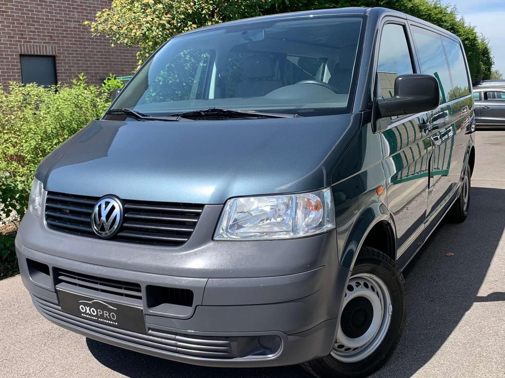 Volkswagen Transporter 1.9 TDi 102CV / 9 PLACES/ Airco/ Prem, Auto's, Voorwielaandrijving, Stof, Gebruikt, 2145 kg