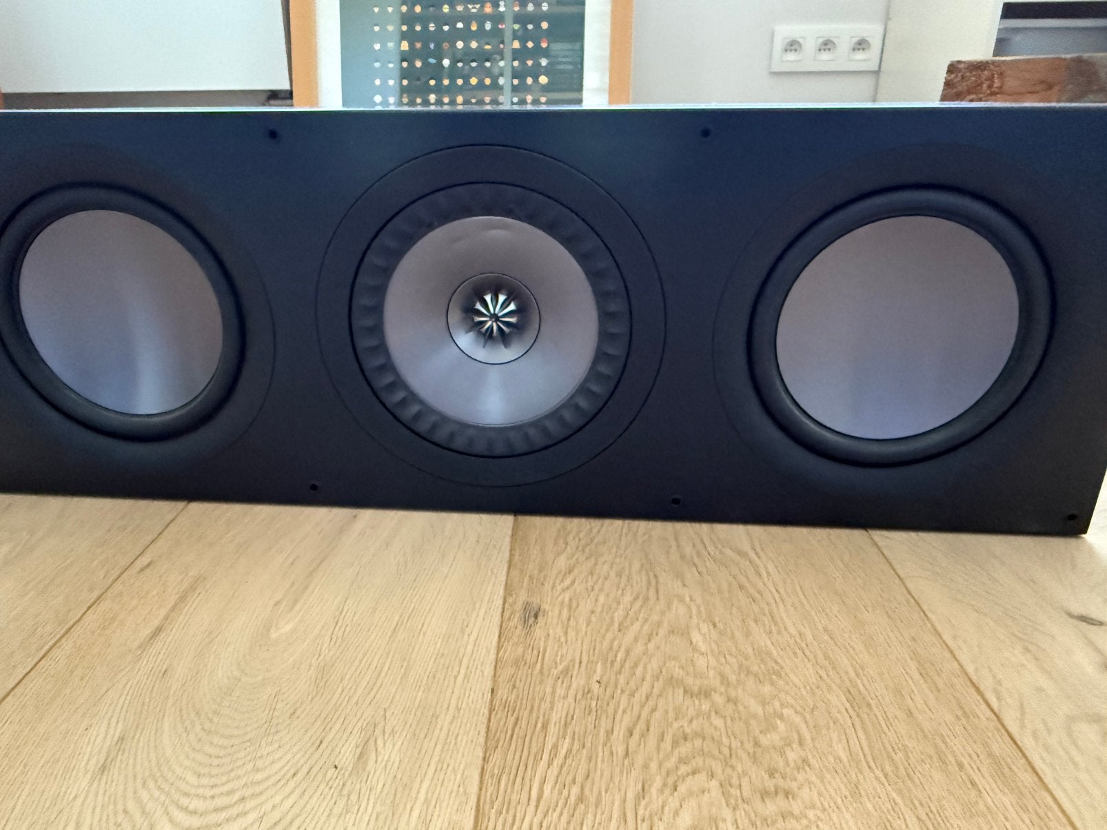 Enceinte centrale KEF Q600c - Noir, TV, Hi-fi & Vidéo, Enlèvement, Utilisé, Haut-parleur central, KEF