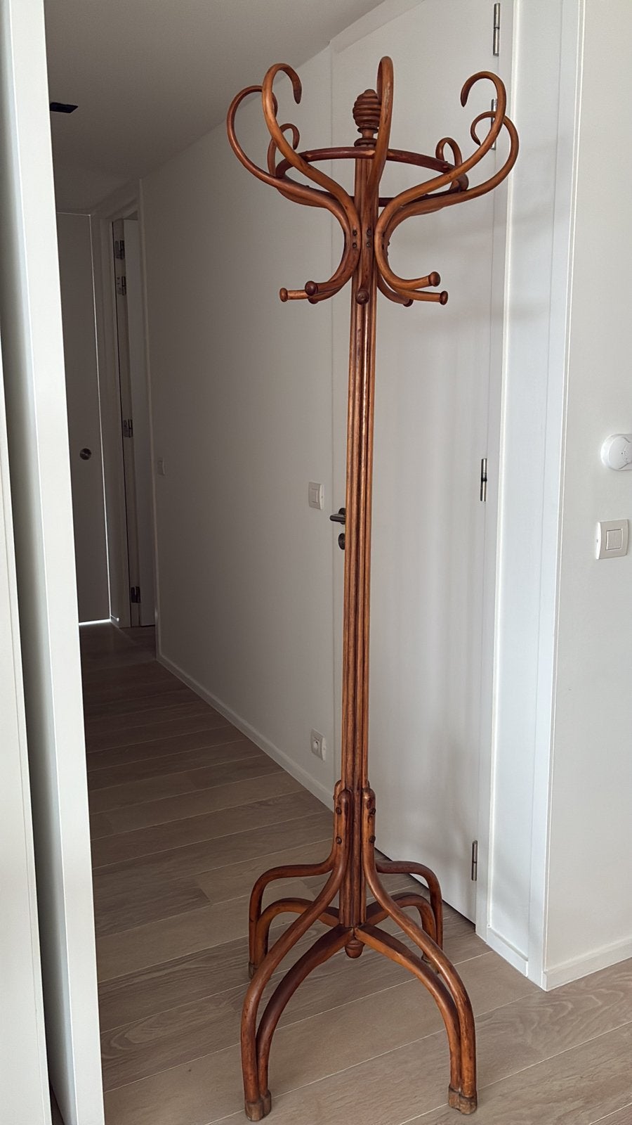 Porte manteaux ancien en bois impeccable, Ophalen, Zo goed als nieuw, Hout