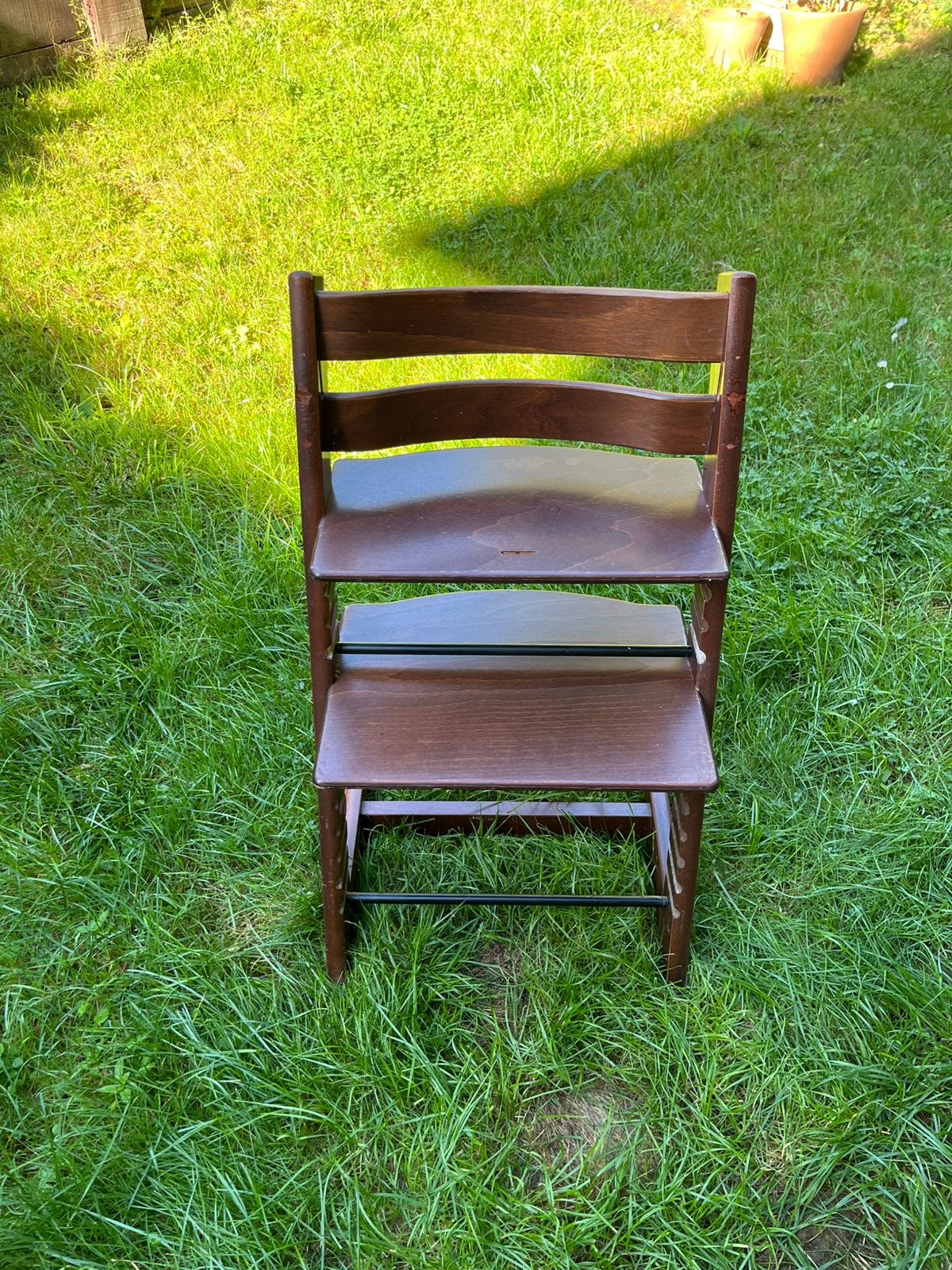 Stokke Tripp Trapp bois de noyer, Enlèvement, Comme neuf