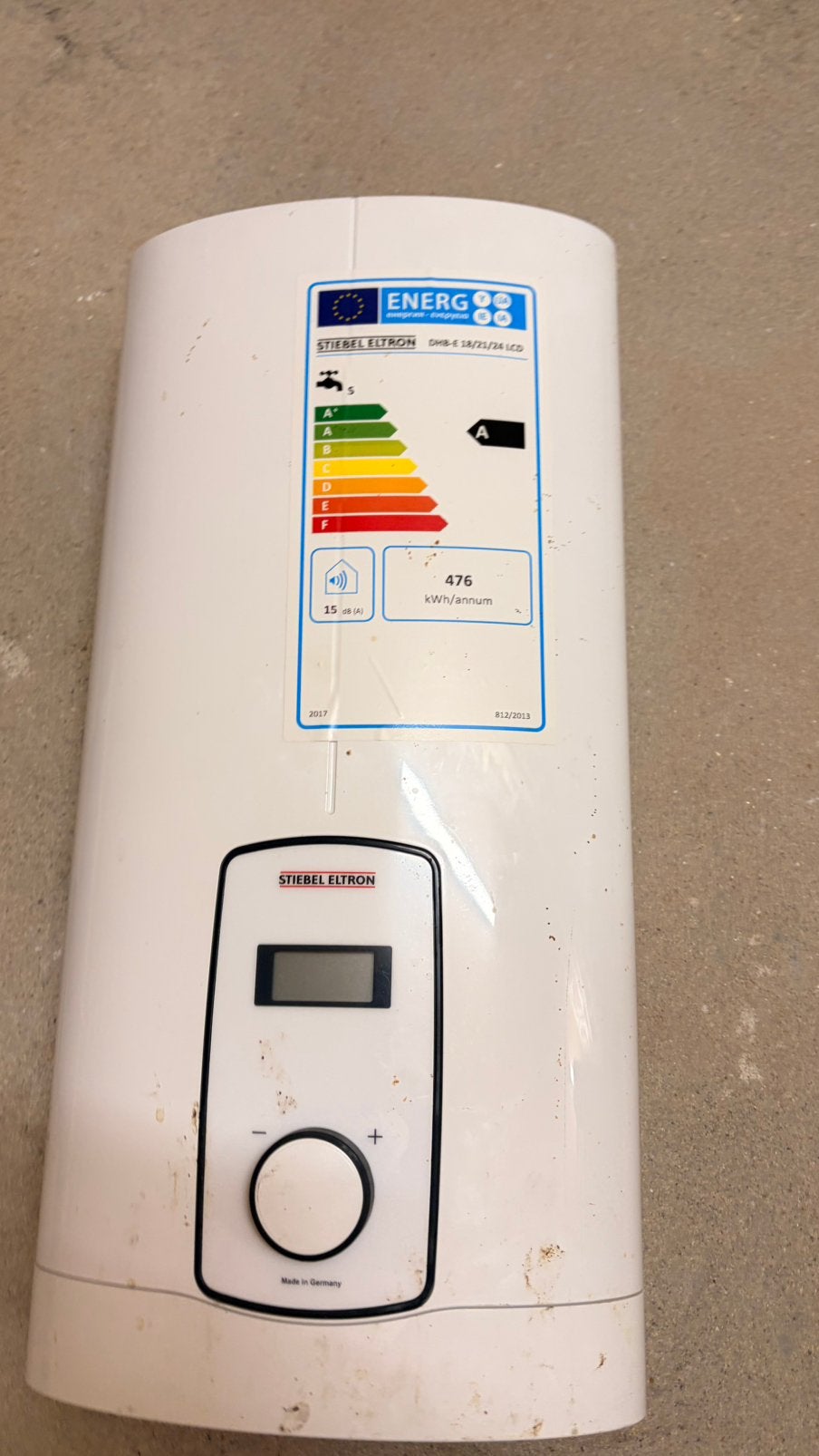 Stiebel Eltron DHB-E 18/21/24 LCD doorstroomboiler, Ophalen, Gebruikt, Boiler, Minder dan 3 jaar oud