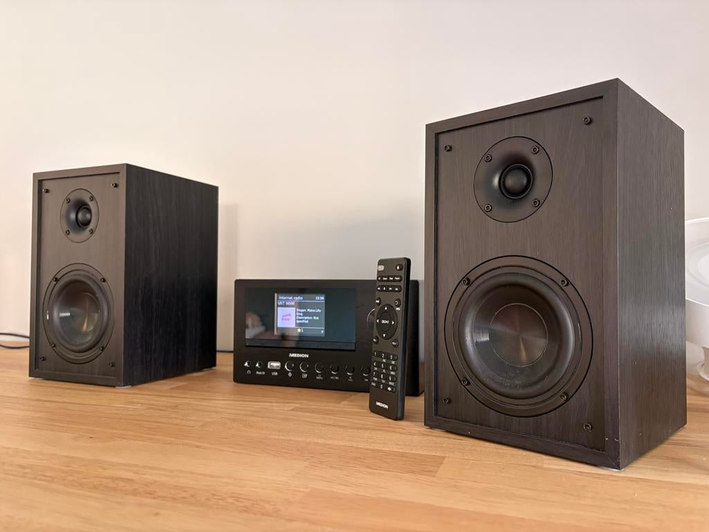 MEDION internet/DAB+ Micro audio System, TV, Hi-fi & Vidéo, Chaîne Hi-fi, Comme neuf, Tuner ou Radio, Haut-parleurs, Autres marques