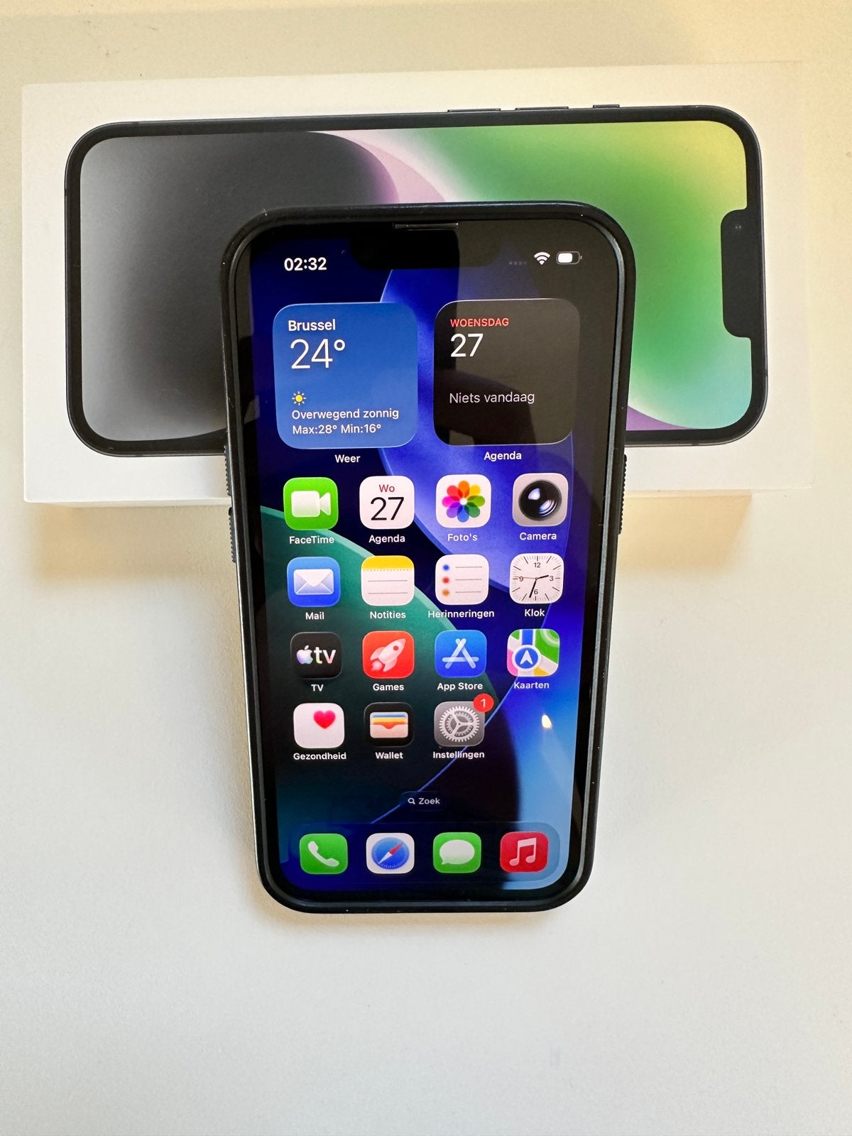iPhone 14 256 Gb noir avec batterie neuve, Télécoms, Téléphonie mobile | Apple iPhone, 256 GB, Comme neuf, Enlèvement, Sans simlock