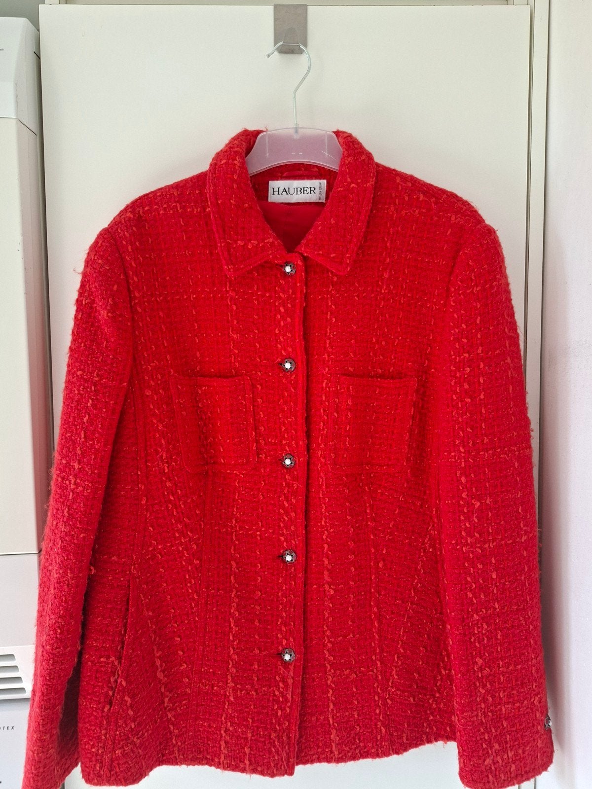 Vestje rood Hauber Maat 46., Kleding | Dames, Hauber, Maat 46/48 (XL) of groter, Ophalen of Verzenden, Jasje