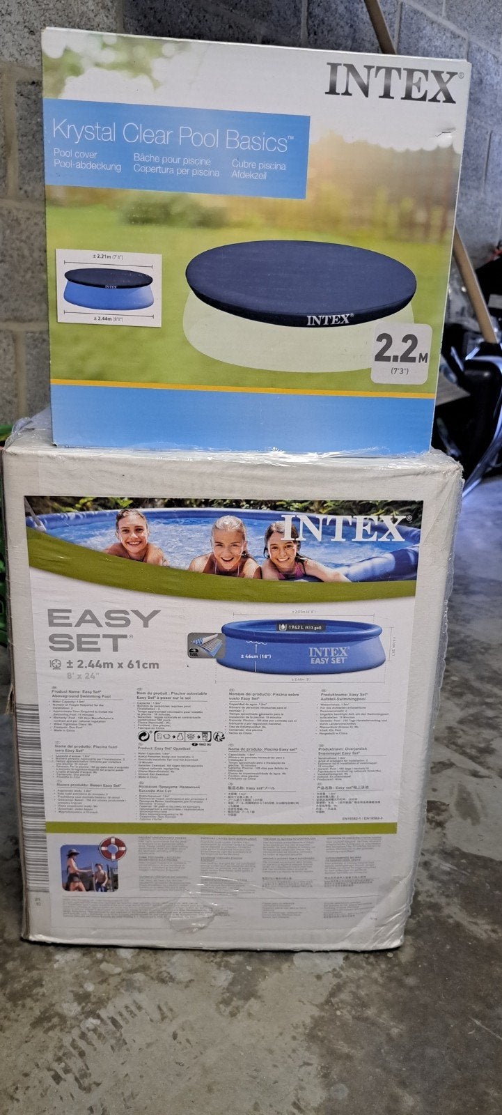 Nieuw zwembad plus pool cover, Tuin en Terras, Ophalen