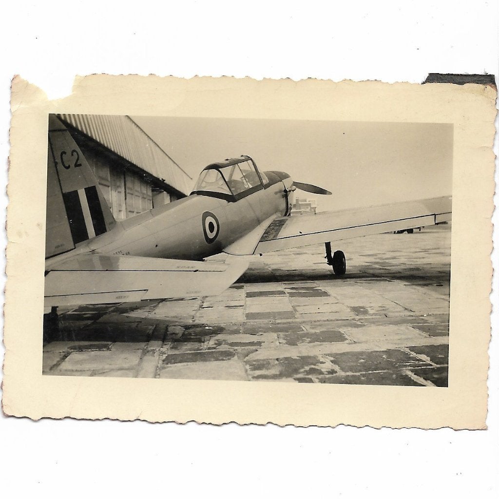 Belgische luchtmacht - DCH1 Chipmunk, Ophalen of Verzenden, Luchtmacht, Foto of Poster