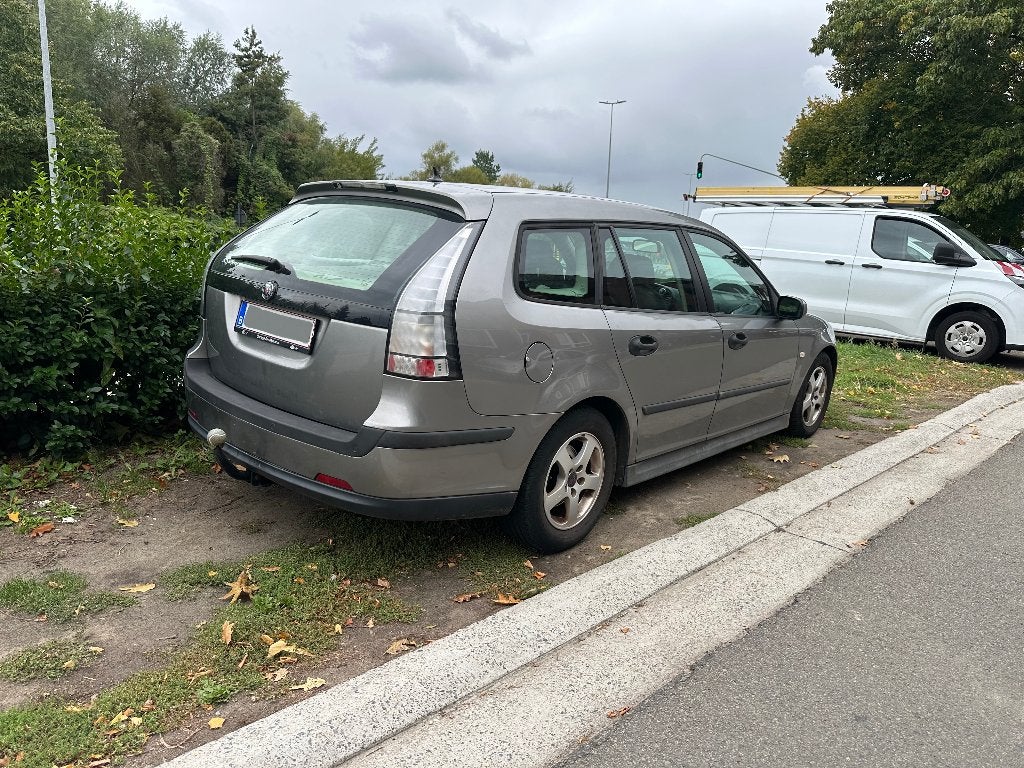 Saab 9-3, Autos, Saab, Cuir, Argent ou Gris, Achat, Boîte manuelle