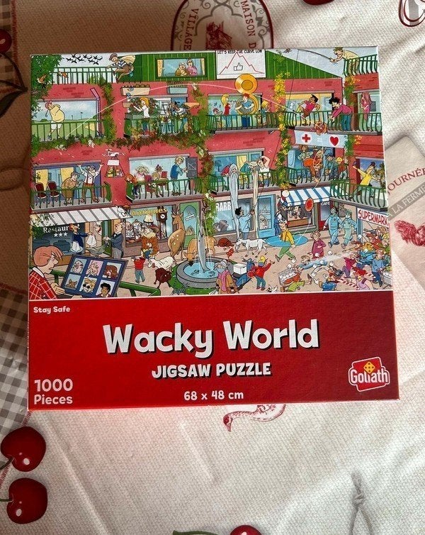 Puzzle 1000 pièces : Wacky World : Stay Safe, Enlèvement, 500 à 1500 pièces, Neuf, Puzzle