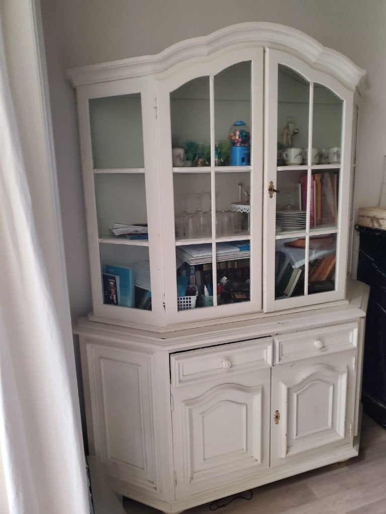 Vitrinekast, Huis en Inrichting, Ophalen, Gebruikt, Met deur(en)