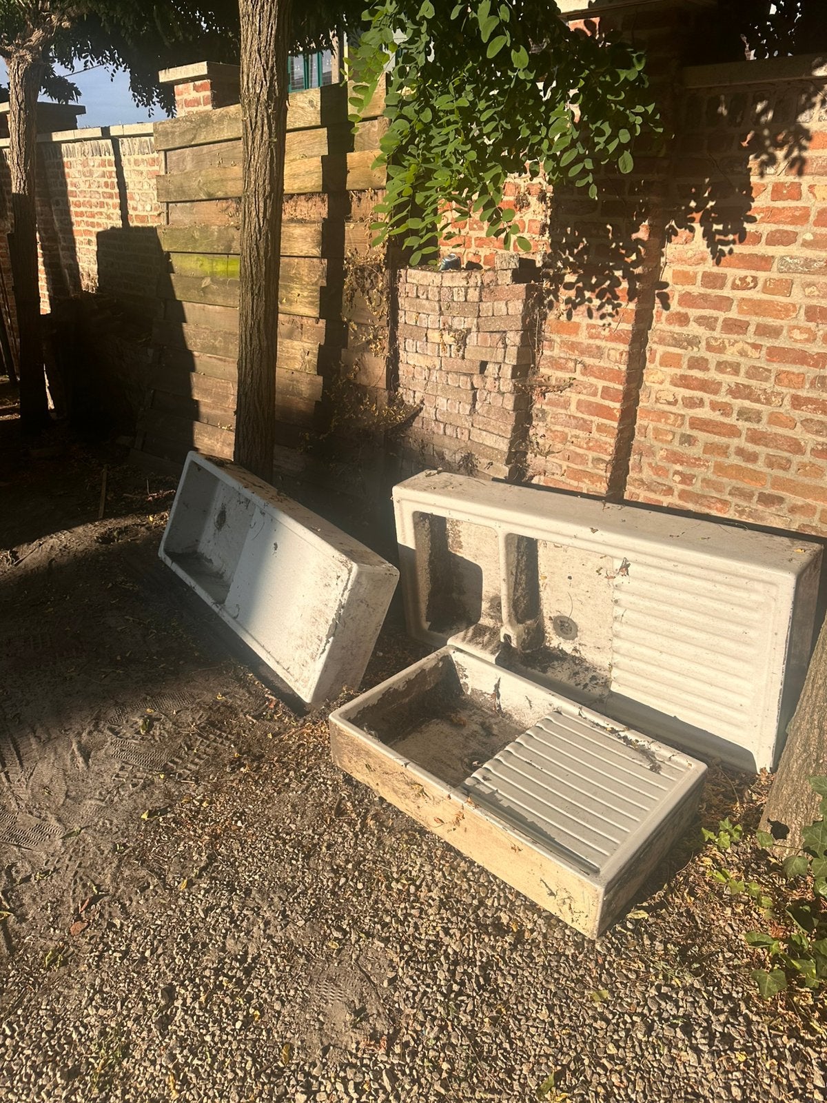 Gratis gootstenen, Doe-het-zelf en Bouw, Sanitair, Ophalen, Zo goed als nieuw