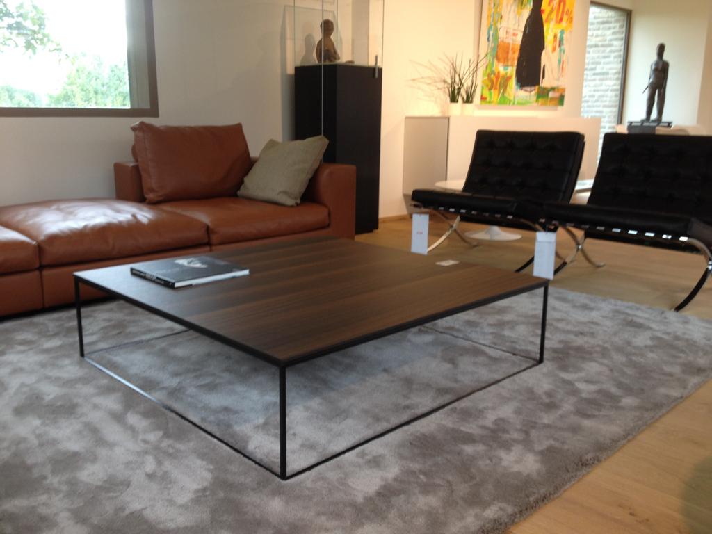 Prachtige salontafel Poliform, Ophalen, Zo goed als nieuw, Minder dan 50 cm, Design / modern