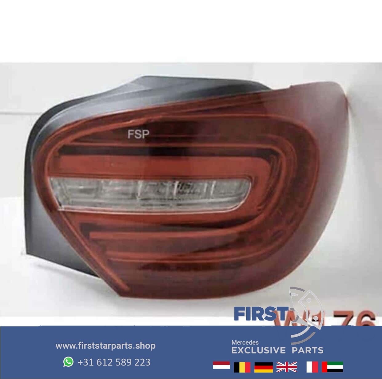 W176 PRE-FACELIFT LED ACHTERLICHT LINKS RECHTS Mercedes A Kl, Auto-onderdelen, Gebruikt, -, Ophalen of Verzenden, -