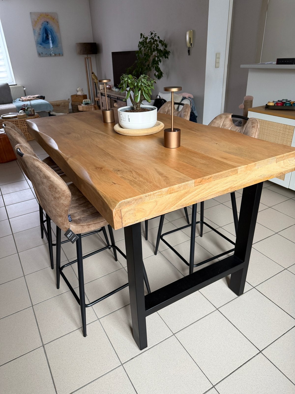 Salle a manger table haute et chaises NEUVES, Enlèvement, Neuf