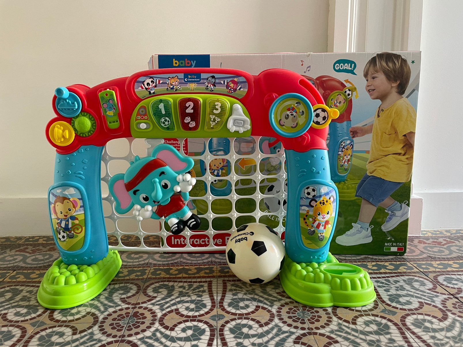 Clementoni my first football goal (voetbal baby speelgoed), Enfants & Bébés, Jouets | Vtech, Enlèvement, Comme neuf