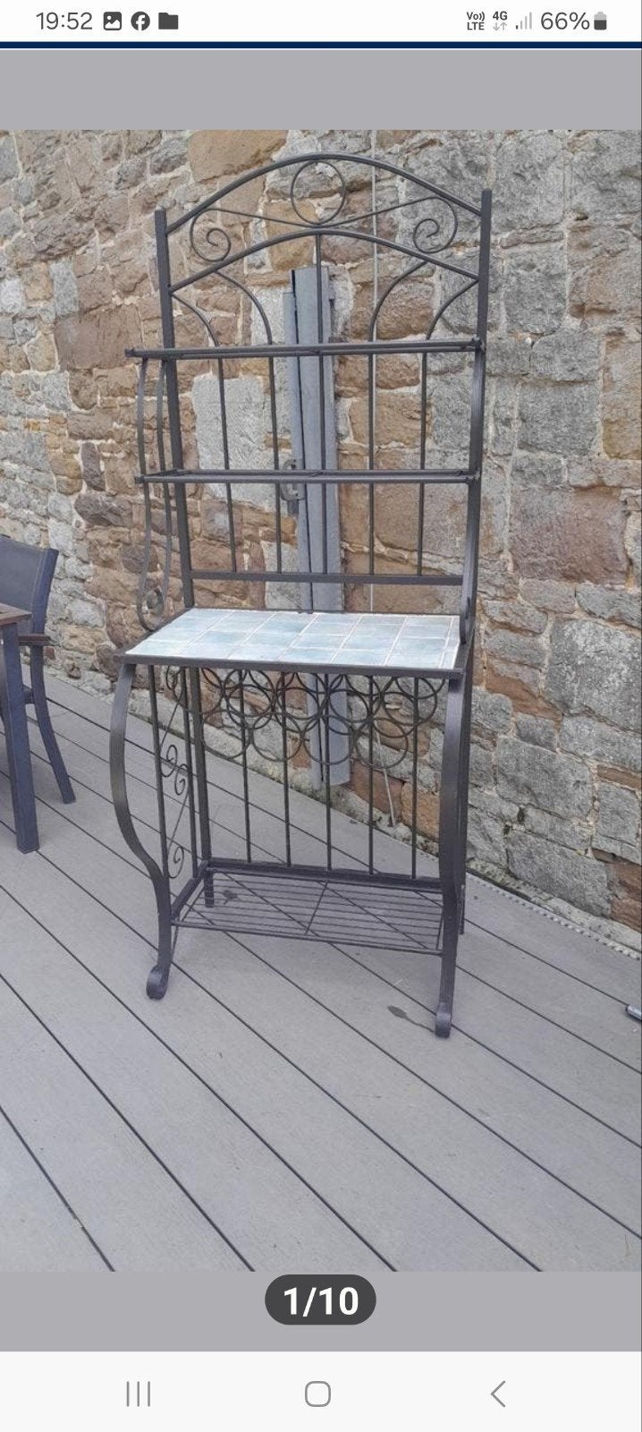 Étagère en fer, Maison & Meubles, Enlèvement, Étagère