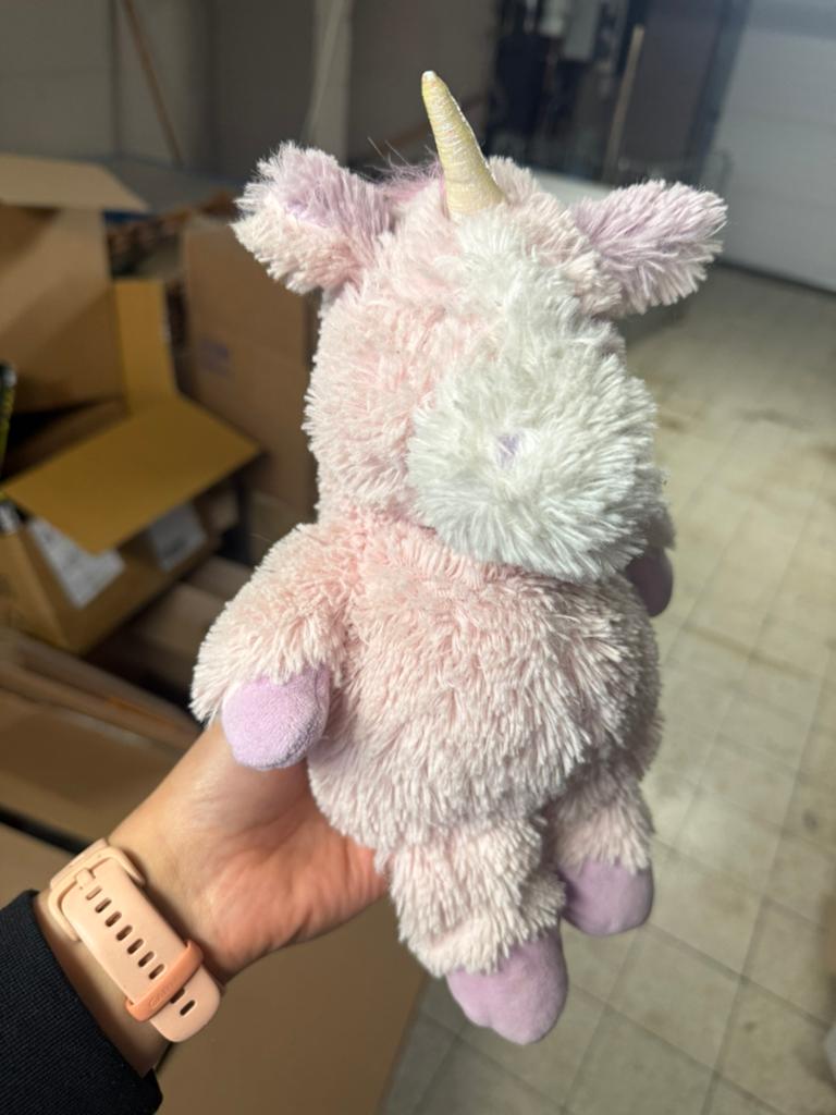 Warmte knuffel, eenhoorn, Enfants & Bébés, Jouets | Peluches, Enlèvement, Comme neuf, Licorne